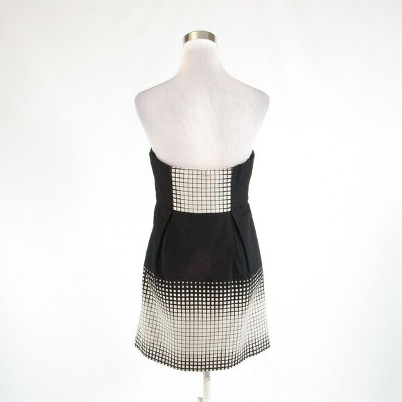 Black gray TIBI NEW YORK sheath dress 8 - Picture 7 of 8